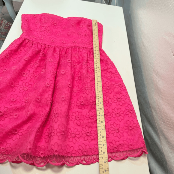 Lilly Pulitzer Payton Women’s Strapless Corset Dress Size 10 Pink Sweetheart - Picture 6 of 12